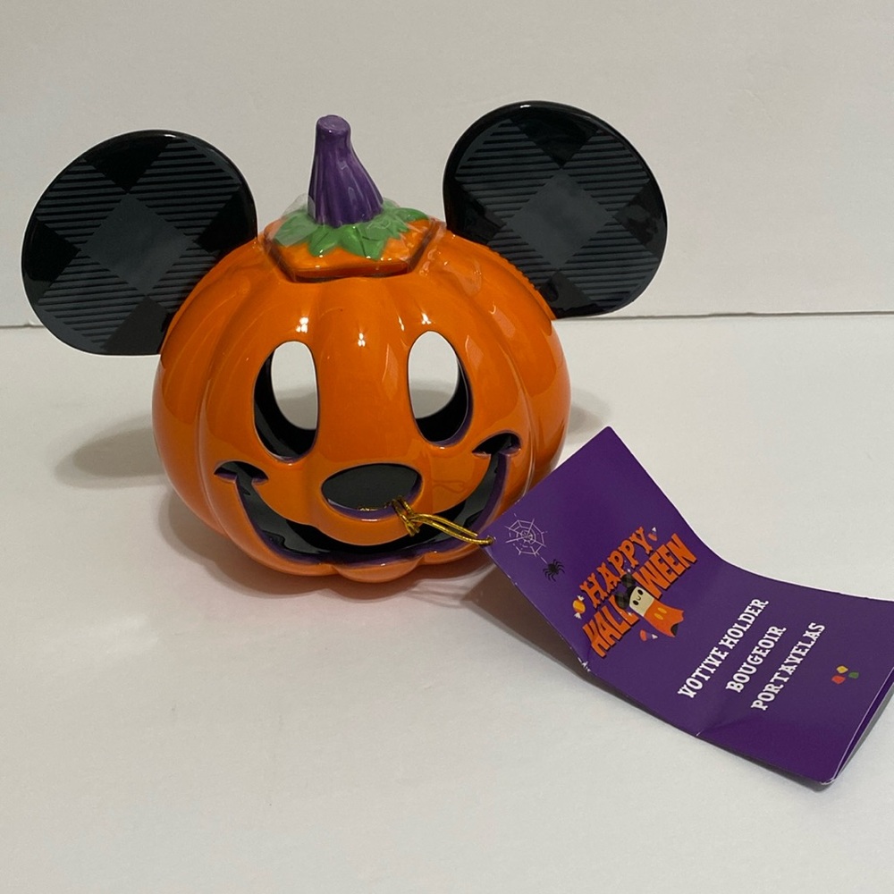 Disney Mickey Pumpkin Tealight Holder